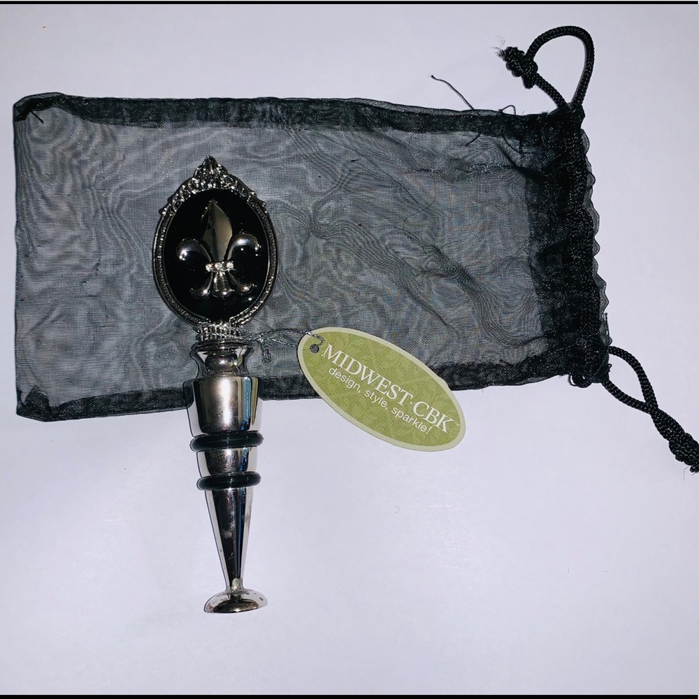 MIDWEST CBK Fleur De Lis Bottle Stoppe New.